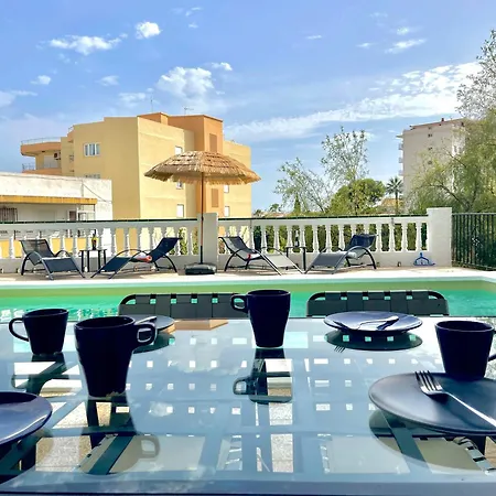 빌라 Con Jardin Y Piscina Privada Zona Burriana *